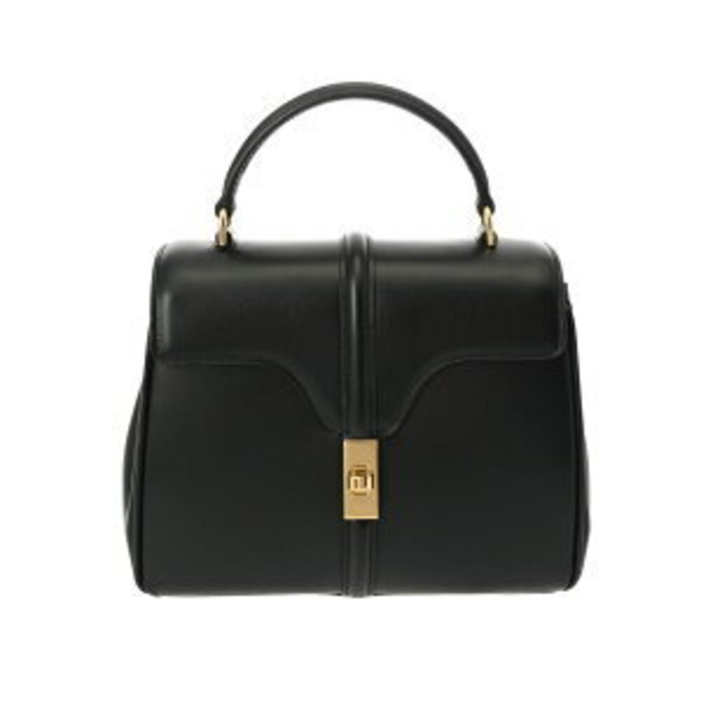 Celine Seize Black Satin Calfskin Bag Handbag